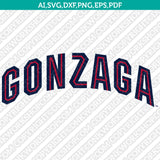 Gonzaga Bulldogs Logo SVG Bundle | NCAA College Vector Cricut