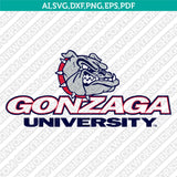 Gonzaga Bulldogs Logo SVG Bundle | NCAA College Vector Cricut
