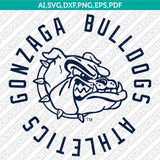 Gonzaga Bulldogs Logo SVG Bundle | NCAA College Vector Cricut