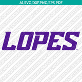 GCU Lopes Grand Canyon Antelopes Logo SVG Bundle | NCAA College Vector Cricut