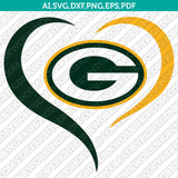 Green Bay Packers SVG Bundle – NFL Football Logo Vector Files Cricut
