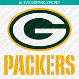 Green Bay Packers SVG Bundle – NFL Football Logo Vector Files Cricut