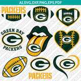 Green Bay Packers SVG Bundle – NFL Football Logo Vector Files Cricut