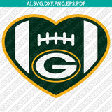 Green Bay Packers SVG Bundle – NFL Football Logo Vector Files Cricut