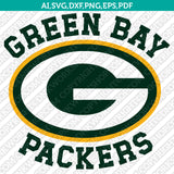 Green Bay Packers SVG Bundle – NFL Football Logo Vector Files Cricut