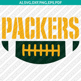 Green Bay Packers SVG Bundle – NFL Football Logo Vector Files Cricut