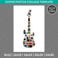 Guitar Photo Collage Template