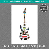 Guitar Photo Collage Template