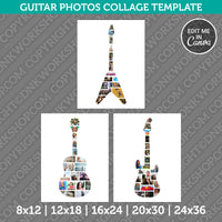 Guitar Photo Collage Template