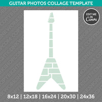 Guitar Photo Collage Template