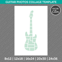 Guitar Photo Collage Template