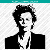 Harry Styles SVG Cut File Cricut Clipart Silhouette Png