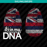 Hawaii Flag DNA Fingerprint SVG Vector PNG Cricut Silhouette