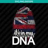 Hawaii Flag DNA Fingerprint SVG Vector PNG Cricut Silhouette