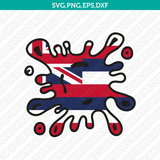 Hawaii Flag SVG Cut File Cricut Silhouette Cameo Clipart Png Eps Dxf