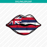 Hawaii Flag SVG Cut File Cricut Silhouette Cameo Clipart Png Eps Dxf
