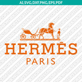 Hermes Logo SVG Cut File Cricut Clipart Dxf Eps Png Silhouette Cameo