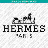 Hermes Logo SVG Cut File Cricut Clipart Dxf Eps Png Silhouette Cameo