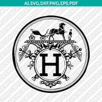 Hermes Logo SVG Cut File Cricut Clipart Dxf Eps Png Silhouette Cameo