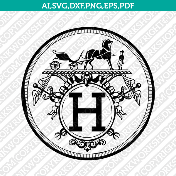 Hermes Logo SVG Cut File Cricut Clipart Dxf Eps Png Silhouette Cameo ...