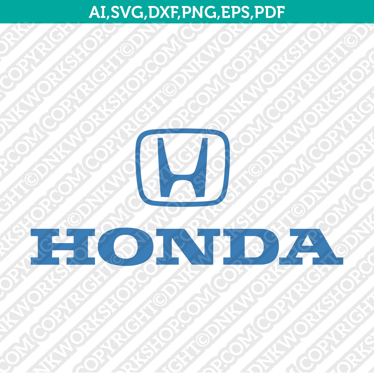 Hond Vector Honda Logo SVG Silhouette Cameo Cricut Cut File Vector Png Eps Dxf ...