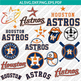 Houston Astros SVG Bundle – MLB Baseball Logo Vector Cricut