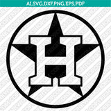 Houston Astros SVG Bundle – MLB Baseball Logo Vector Cricut