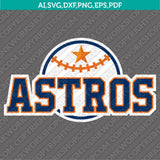 Houston Astros SVG Bundle – MLB Baseball Logo Vector Cricut