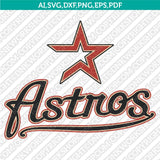Houston Astros SVG Bundle – MLB Baseball Logo Vector Cricut