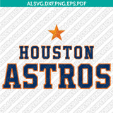 Houston Astros SVG Bundle – MLB Baseball Logo Vector Cricut