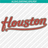 Houston Astros SVG Bundle – MLB Baseball Logo Vector Cricut