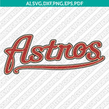 Houston Astros SVG Bundle – MLB Baseball Logo Vector Cricut