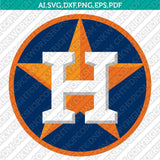 Houston Astros SVG Bundle – MLB Baseball Logo Vector Cricut