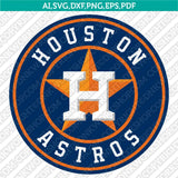 Houston Astros SVG Bundle – MLB Baseball Logo Vector Cricut