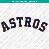 Houston Astros SVG Bundle – MLB Baseball Logo Vector Cricut