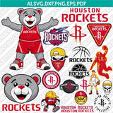 Houston Rockets Logo SVG | PNG Vector Cricut Silhouette