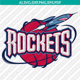 Houston Rockets Logo SVG | PNG Vector Cricut Silhouette