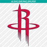 Houston Rockets Logo SVG | PNG Vector Cricut Silhouette
