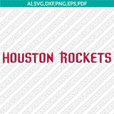 Houston Rockets Logo SVG | PNG Vector Cricut Silhouette
