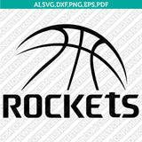 Houston Rockets Logo SVG | PNG Vector Cricut Silhouette