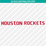 Houston Rockets Logo SVG | PNG Vector Cricut Silhouette