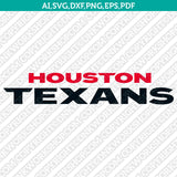 Houston Texans SVG Bundle – NFL Football Logo Vector Files Cricut
