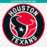 Houston Texans SVG Bundle – NFL Football Logo Vector Files Cricut