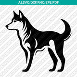 Husky Dog SVG Mascot Cut File Cricut Clipart Png
