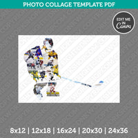 Hockey Photo Collage Canva PDF