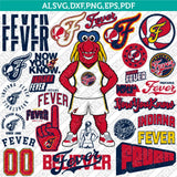 Indiana Fever Logo SVG Bundle | WNBA Vector Cricut