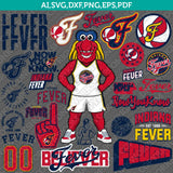 Indiana Fever Logo SVG Bundle | WNBA Vector Cricut