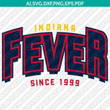 Indiana Fever Logo SVG Bundle | WNBA Vector Cricut