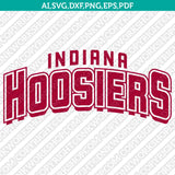 Indiana Hoosiers SVG Bundle | NCAA College Vector Cricut