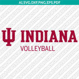 Indiana Hoosiers SVG Bundle | NCAA College Vector Cricut